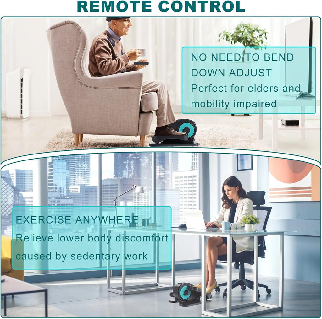 Electric Seated Pedal Exerciser with LCD Monitor and Remote Control P941