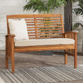 Brown Acacia Wood Outdoor Accent Table D248314
