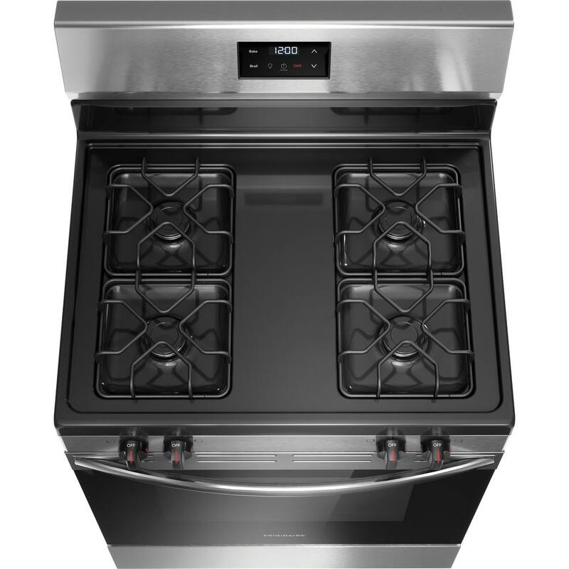 4-Burner Freestanding Gas Range in Stainless Steel L4211