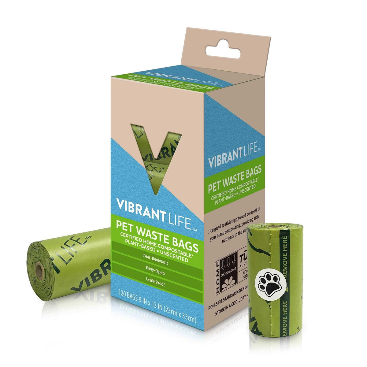 Compostable Leak Proof Pet Waste Bags A622