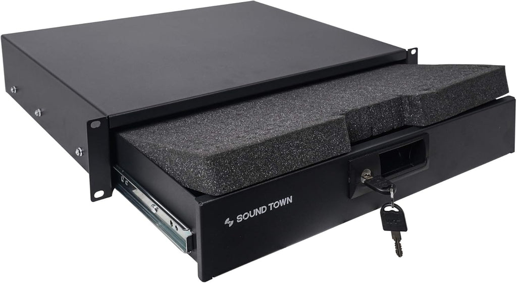 19-inch 3U Locking Rack Drawer with Protection Foam H231252