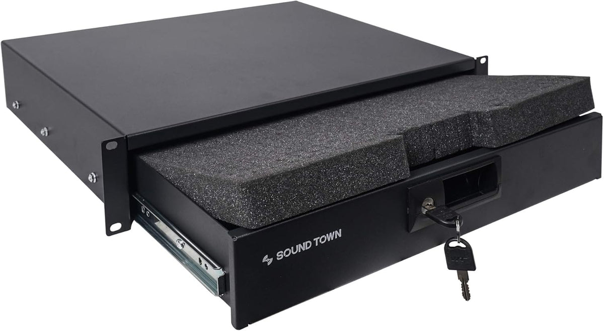 19-inch 3U Locking Rack Drawer with Protection Foam H231252