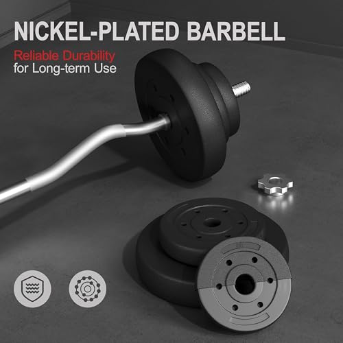 Barbell Set with Chrome Finish G977