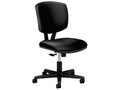 Black Leather Task Chair with Synchro-Tilt O84126