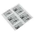 Newspaper Print Sandwich Wrap Paper - 1000/Pack Z212