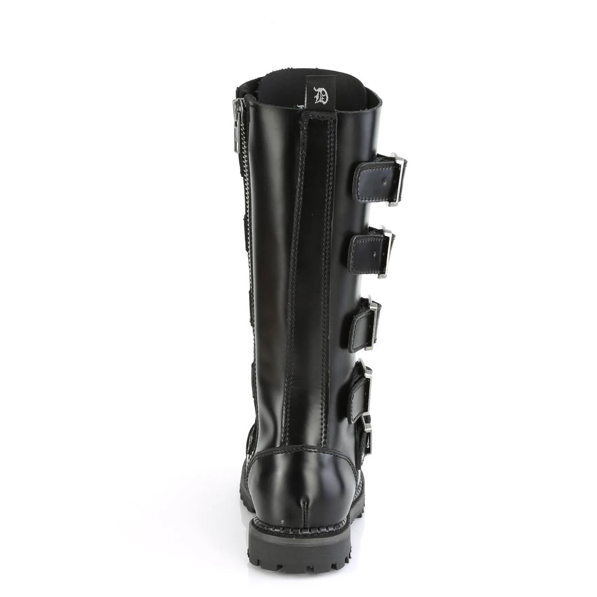 Black Leather Boots Y9120