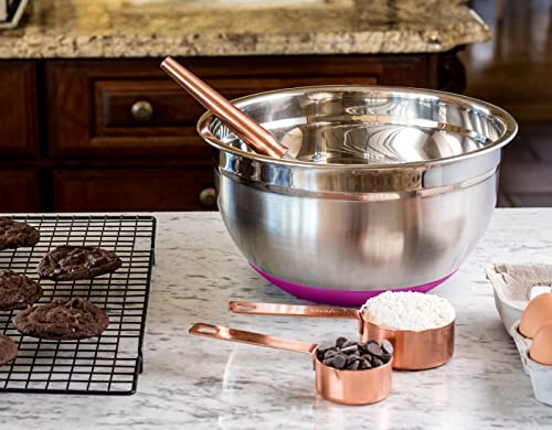 4-Piece Stainless Steel Mixing Bowls with Lids G647370