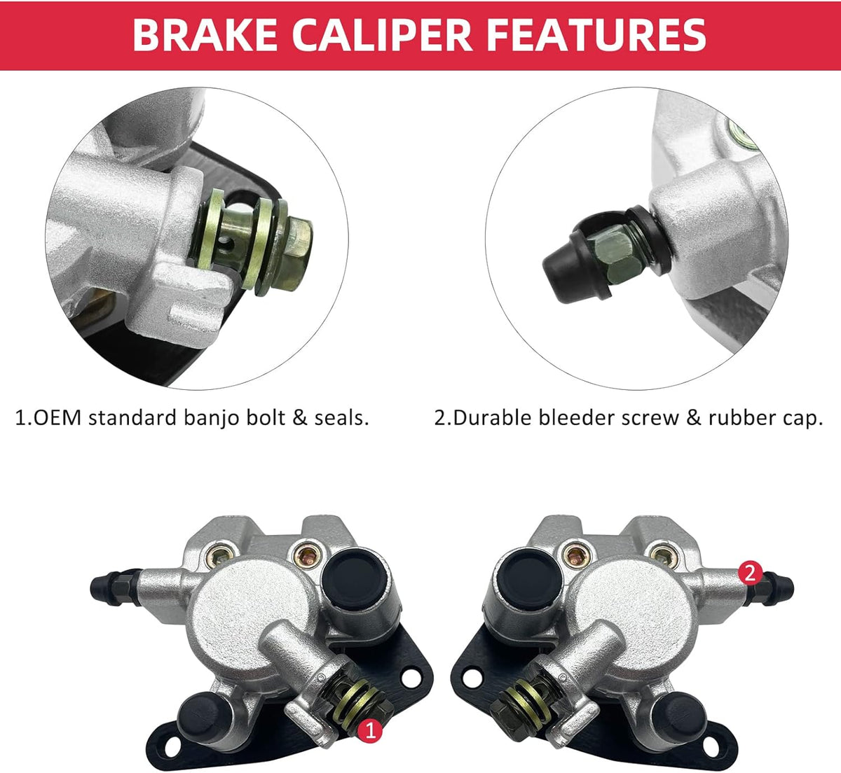 Front Left Right Brake Calipers L90147