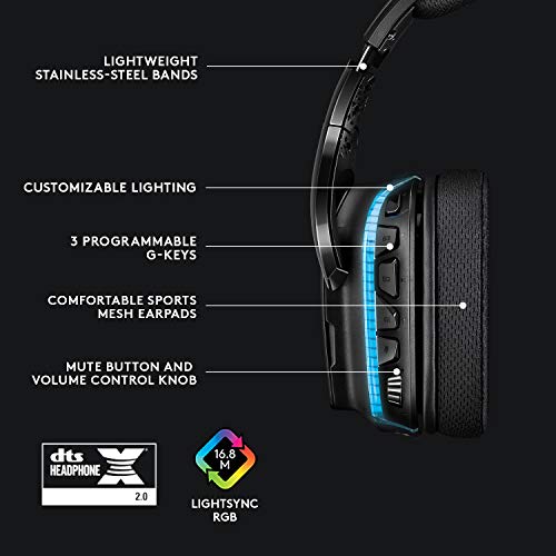 Black 7.1 Surround Sound PC Gaming Headset T27075