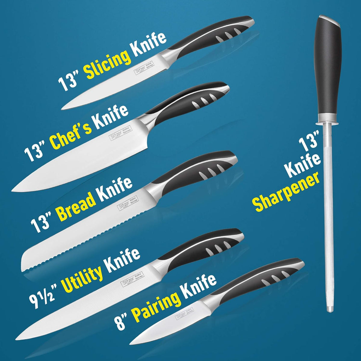 7-Piece Chef's Knife Set W442
