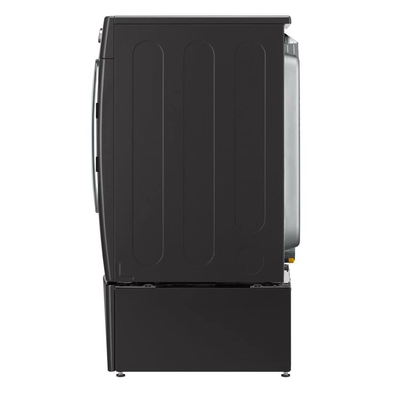 29 in. Laundry Pedestal with Storage Drawer in Black Steel L960