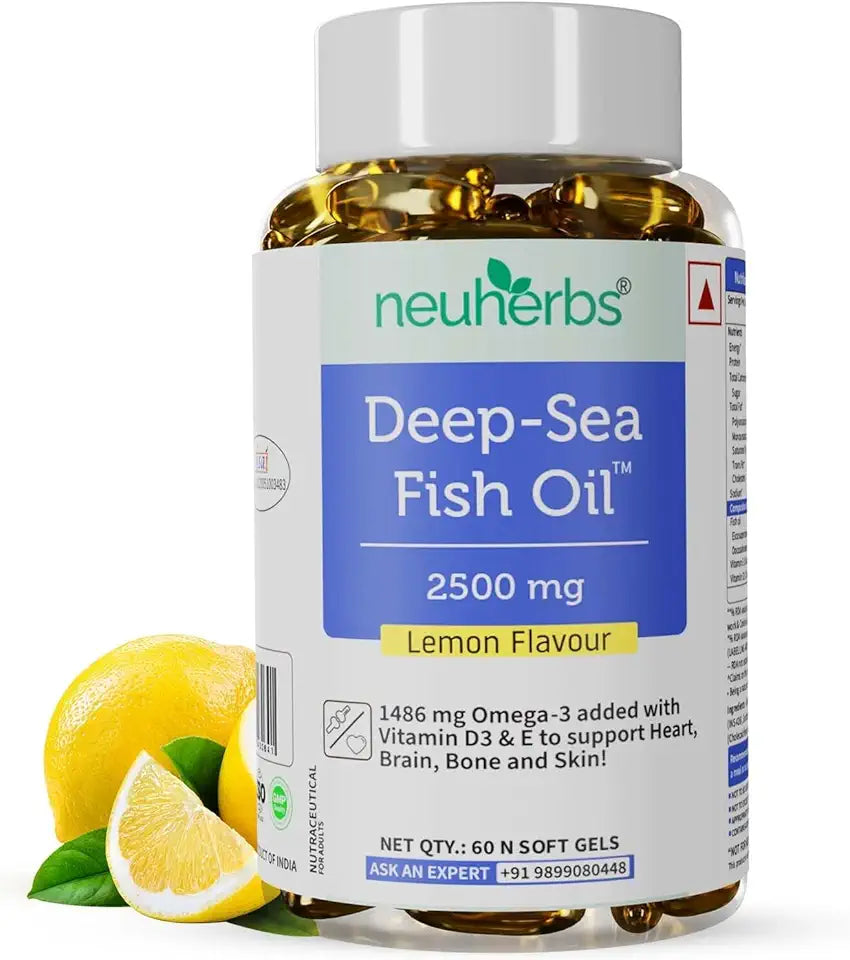 Omega 3 Fish Oil 2500 Mg 60 Softgel I92062