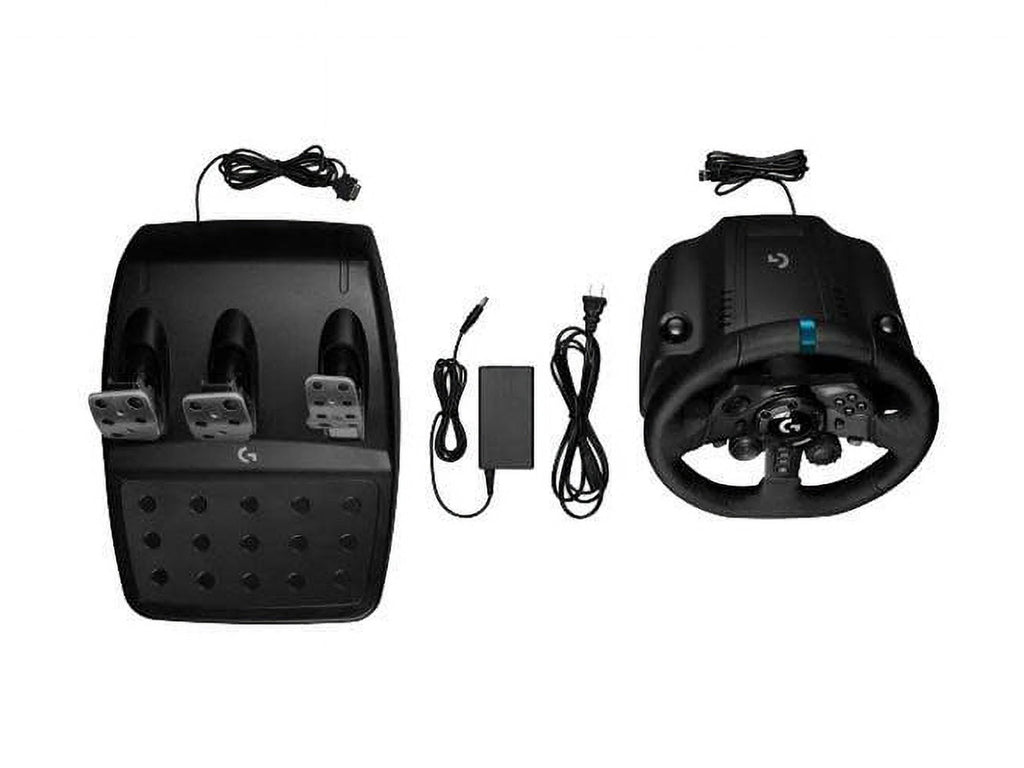 Gaming Steering Wheel - USB - PC, PlayStation, Xbox - Black V8424