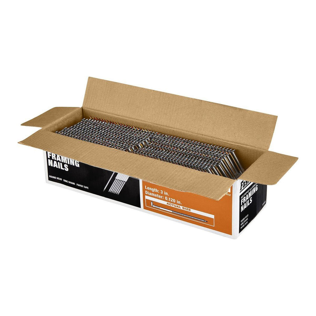 Galvanized Ring Shank Framing Nails 2000 Pack O1381