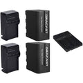 2 x 6600mAh Batteries with Chargers and Converter Kit Y697800