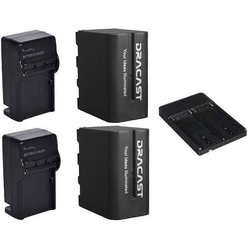 2 x 6600mAh Batteries with Chargers and Converter Kit Y697800