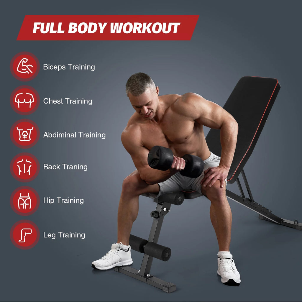 Adjustable Incline Decline Foldable Weight Bench A403