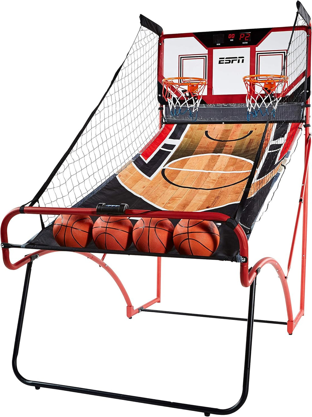 Indoor Basketball Game with LED Scoring (6 Piece Set) J2607