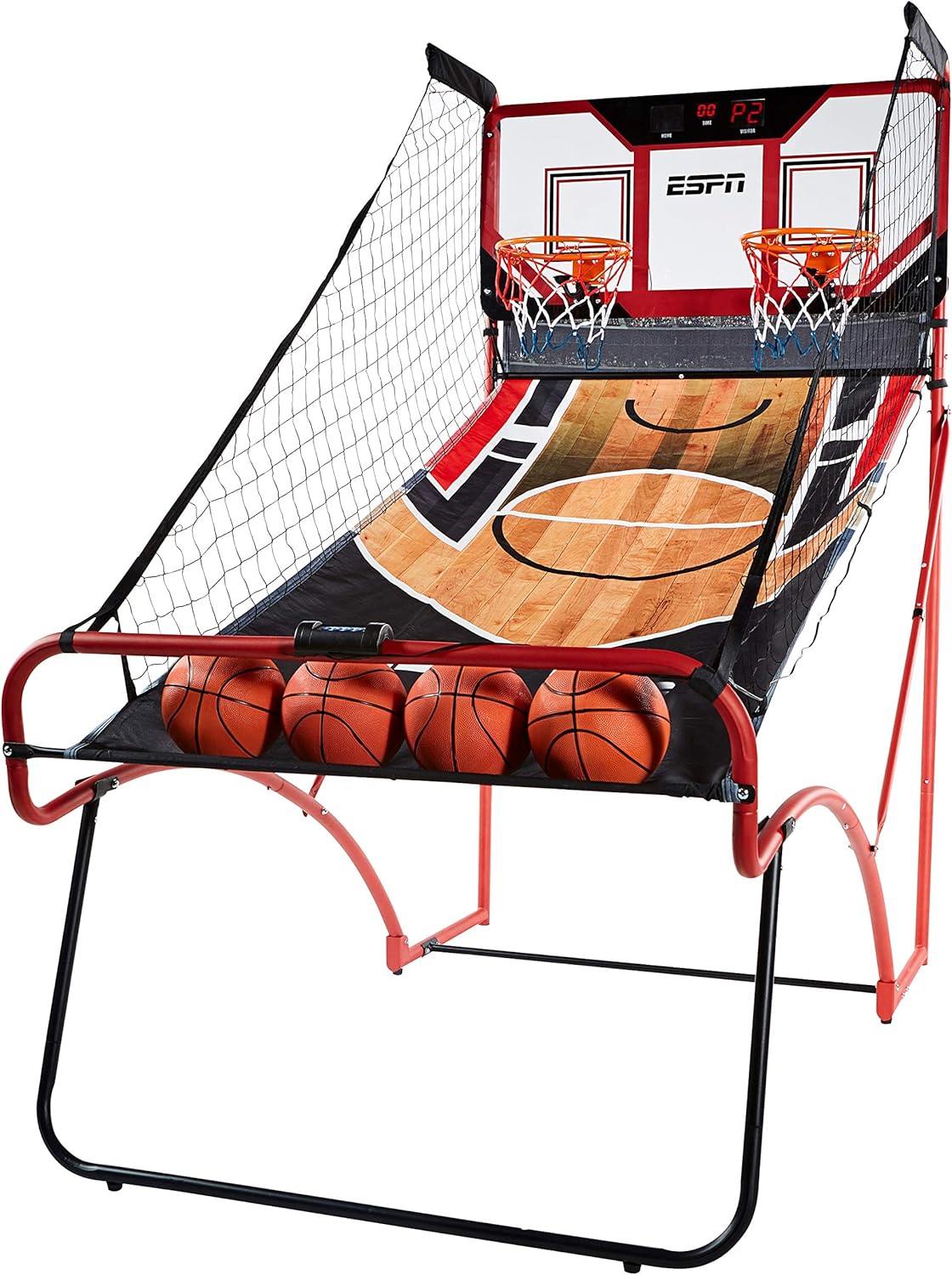 Indoor Basketball Game with LED Scoring (6 Piece Set) J2607
