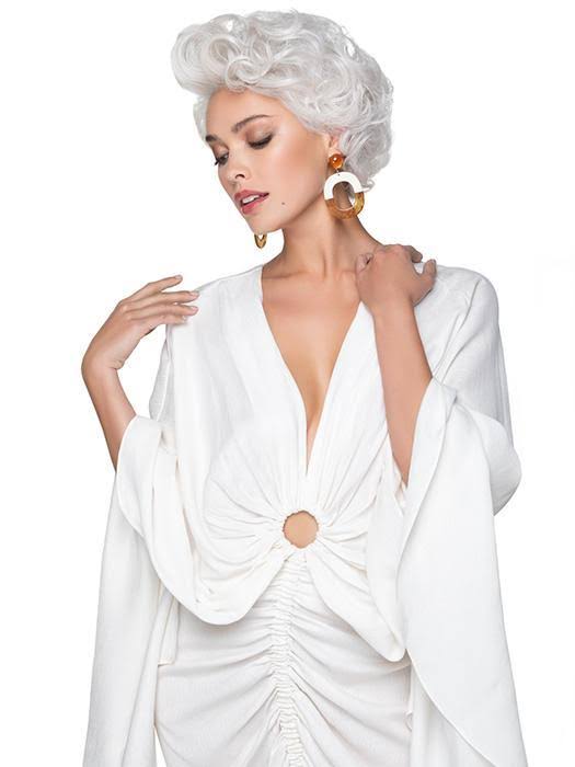1B/BURG Synthetic Lace Front Wig D4677
