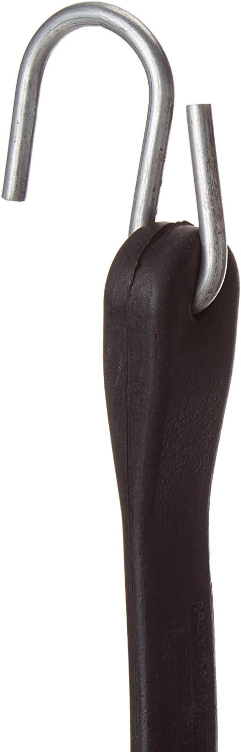 Pack of 50 41 inch Rubber Bungee Cords with Metal S Hooks L8720