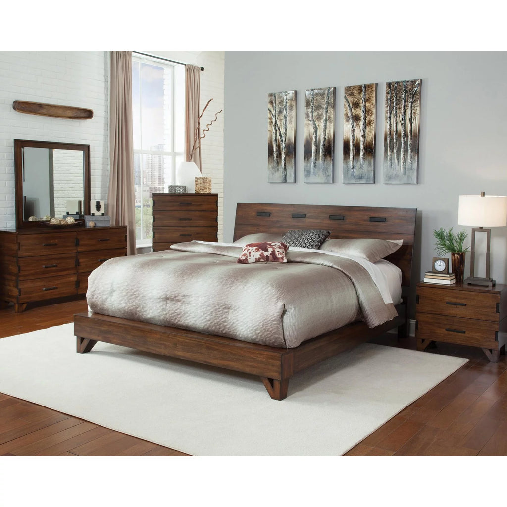 Dark Amber Coffee Bean 5-drawer Chest Y10095