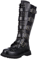 Black Leather Boots Y9120