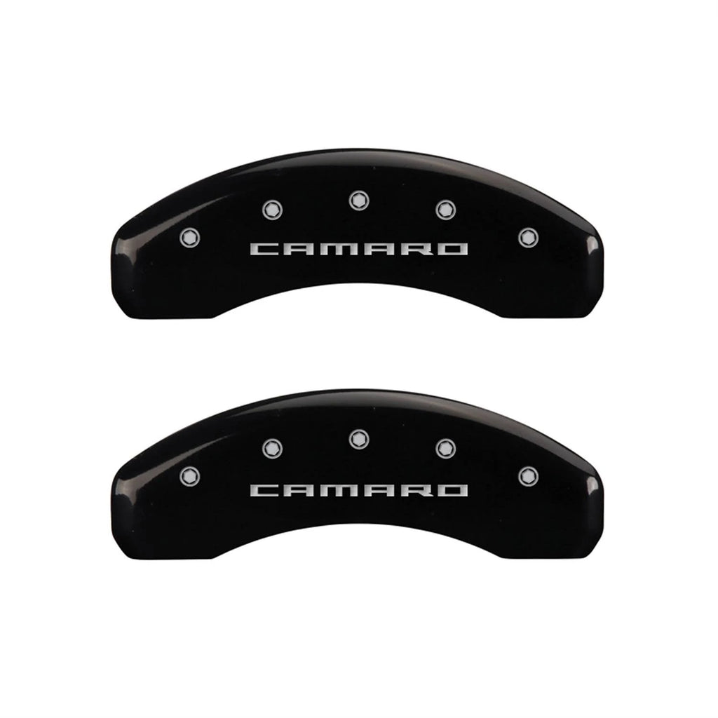 4 Caliper Covers Black Finish Silver CH T34168