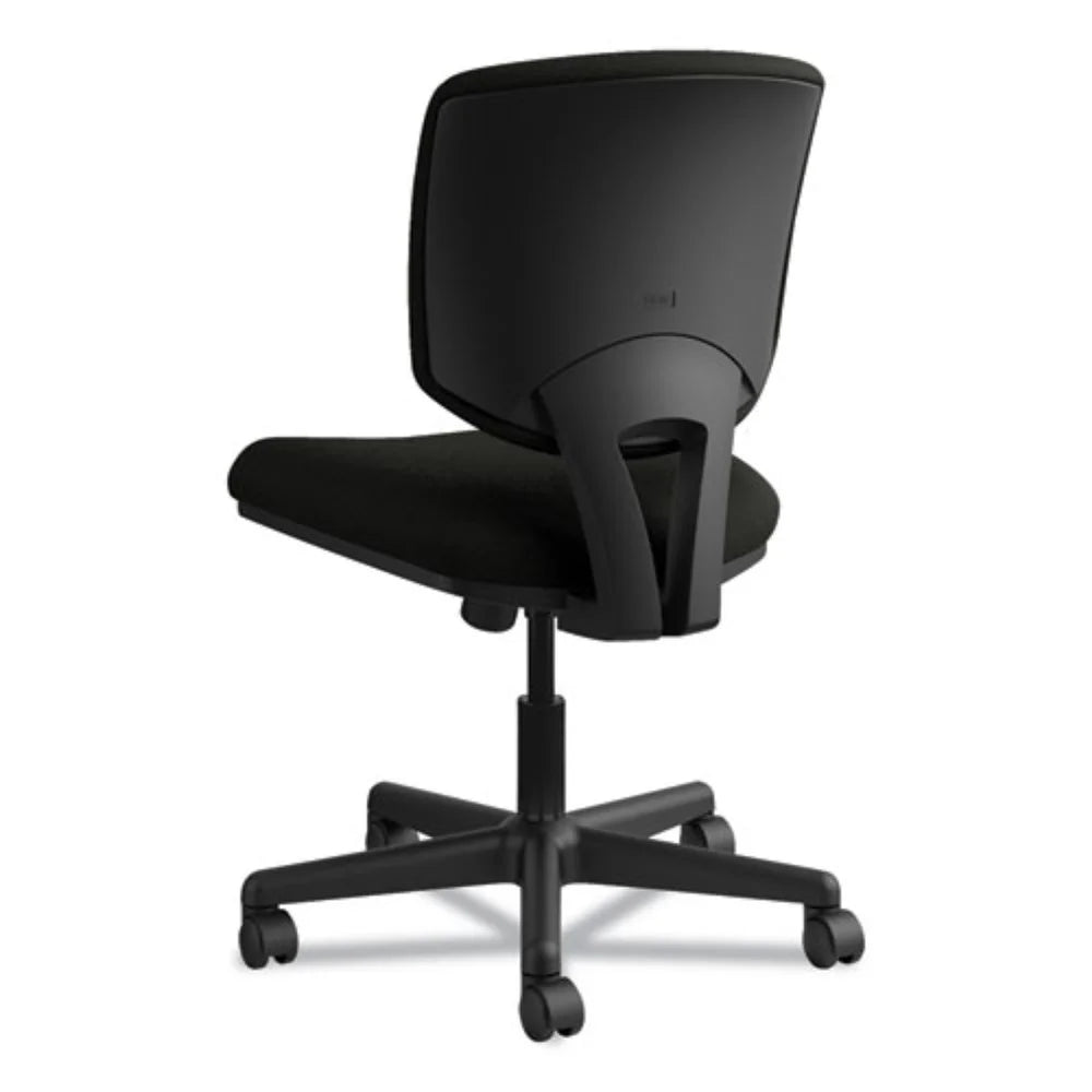 Black Leather Task Chair with Synchro-Tilt O84126