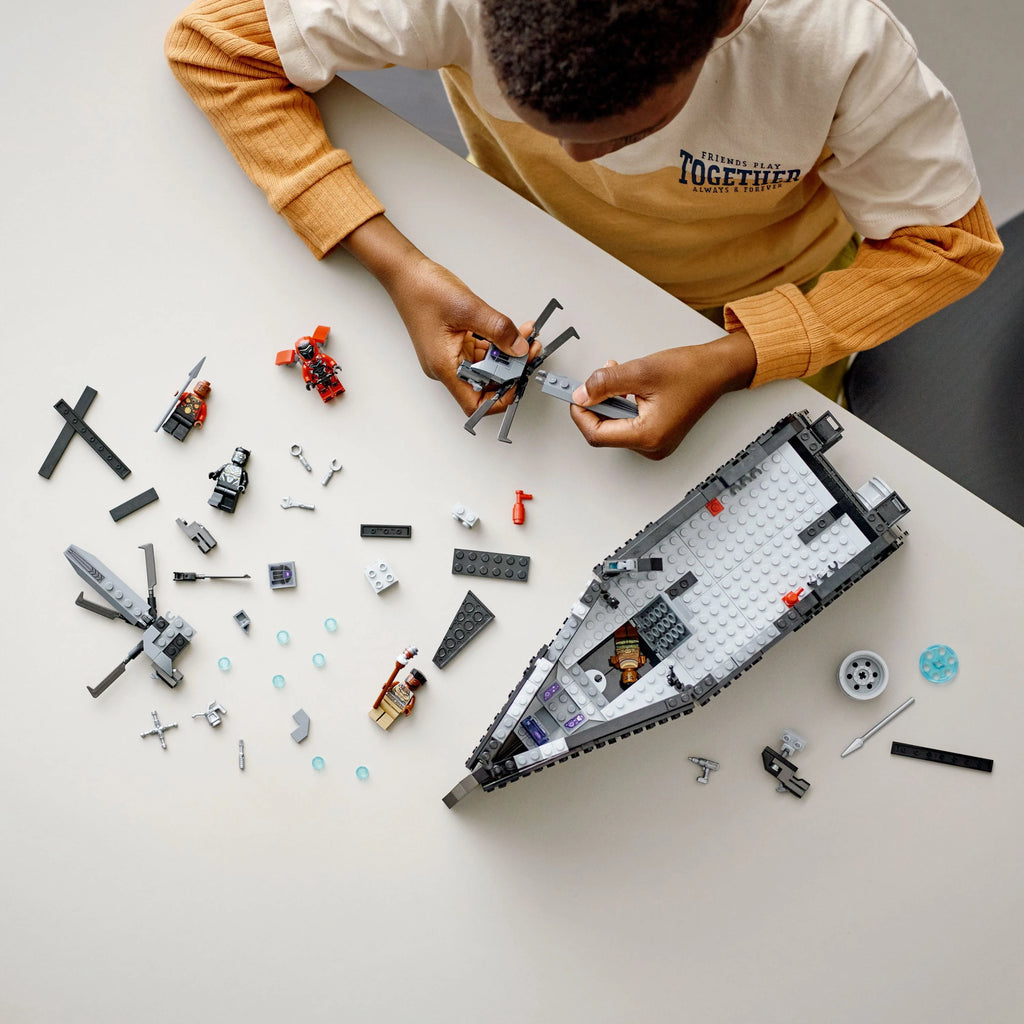 Buildable Boat Toy with 2 Drones D89473