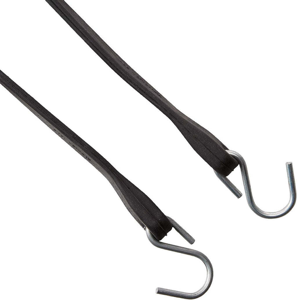 Pack of 50 41 inch Rubber Bungee Cords with Metal S Hooks L8720
