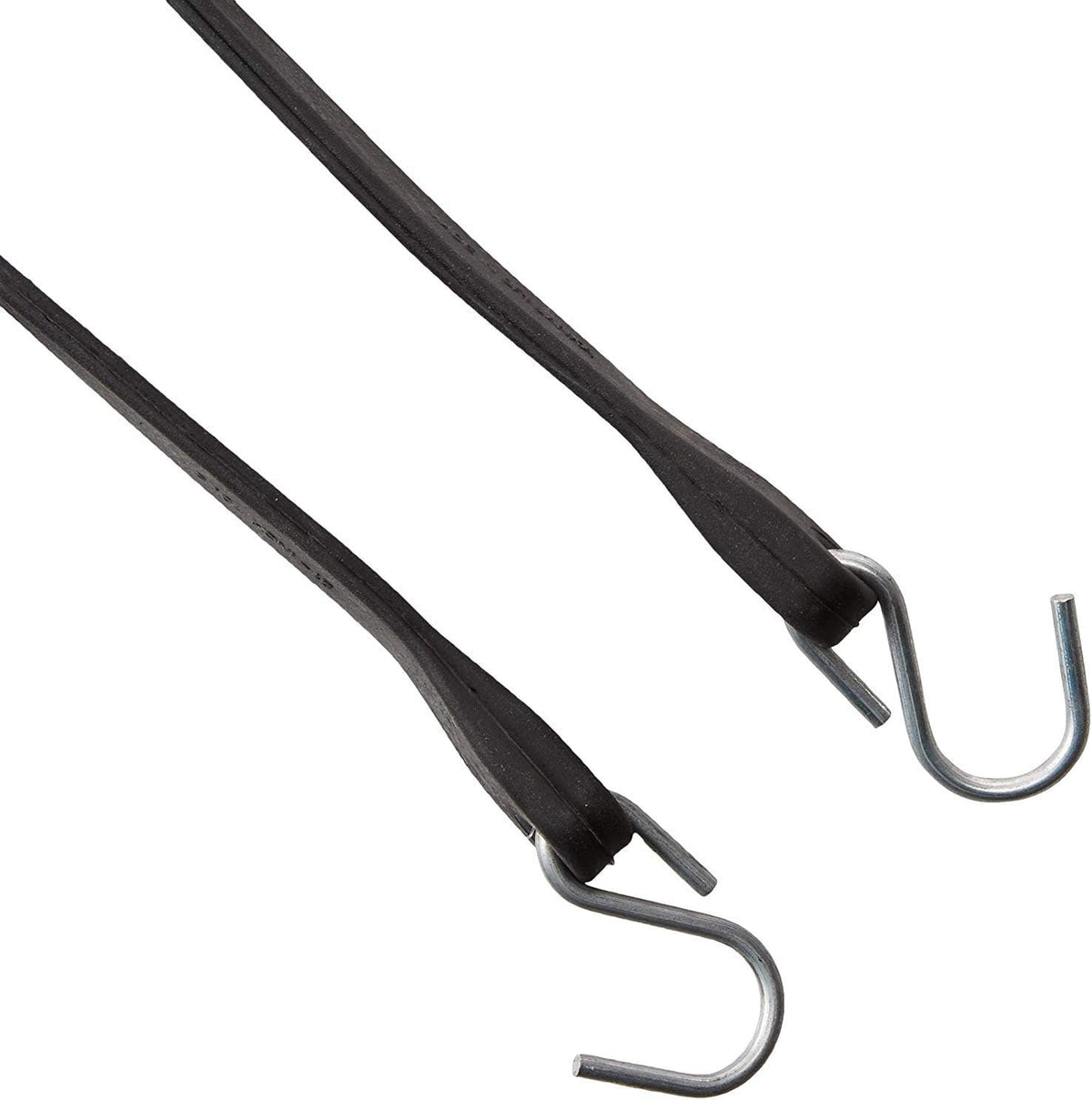 Pack of 50 41 inch Rubber Bungee Cords with Metal S Hooks L8720