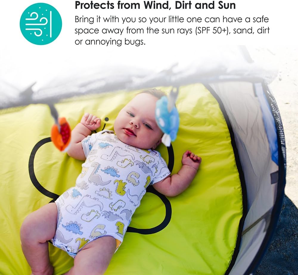 2-in-1 Travel & Play Tent with UV Protection E6642