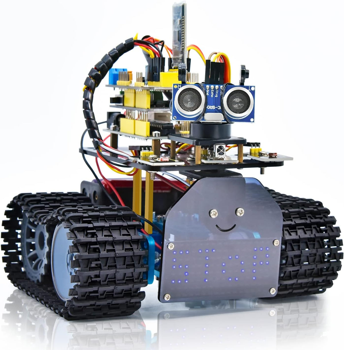 Mini Tank Robot Smart Car Kit with IR and App Control O464014