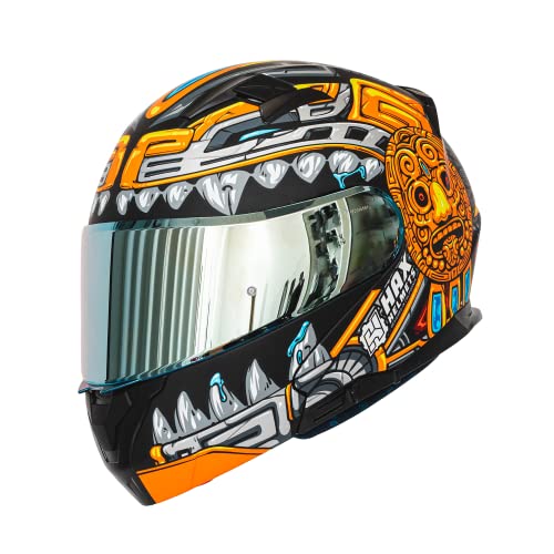 Matte Black Modular Motorcycle Helmet E56569
