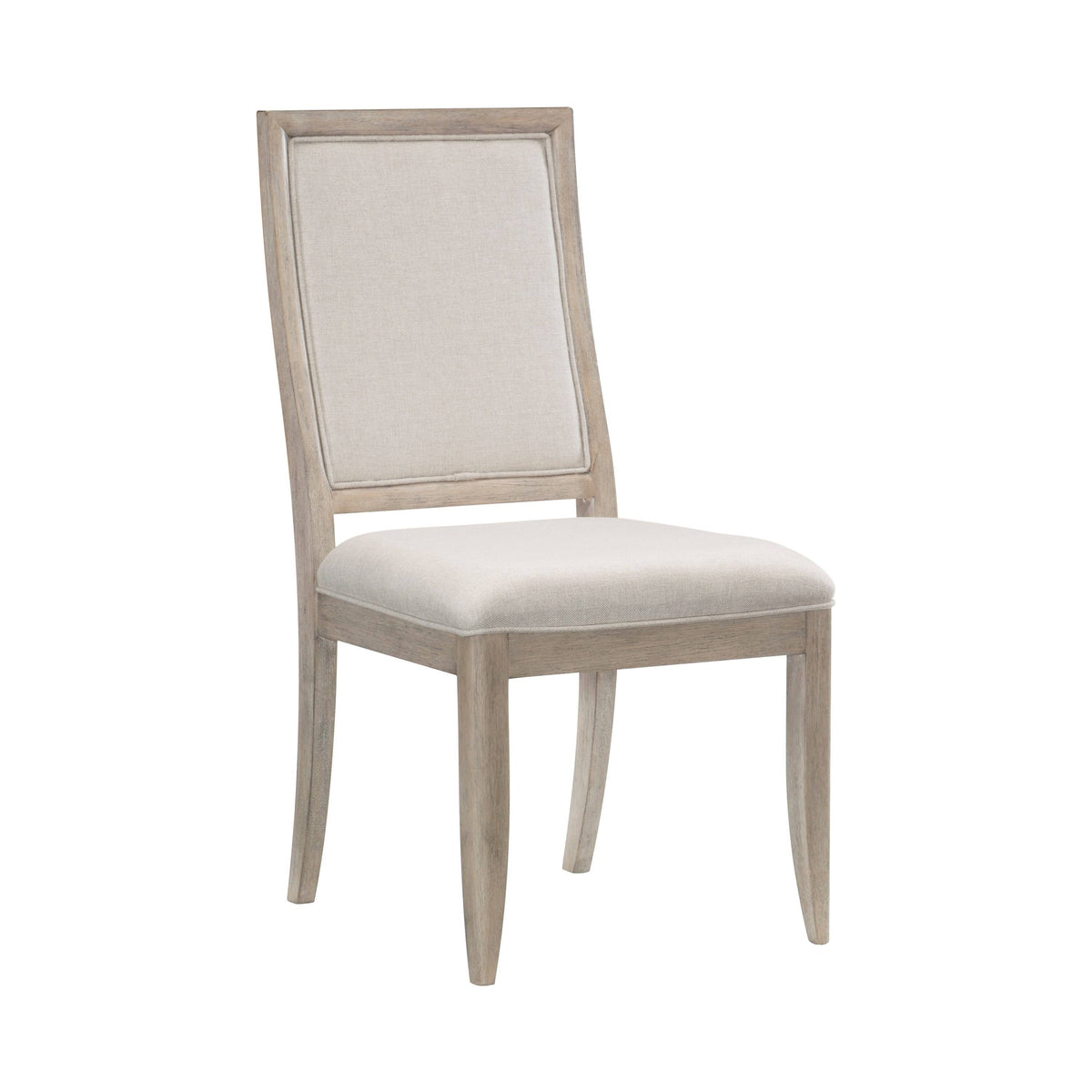 Gray and Brown Wooden Side Chair Set of 2 P53930