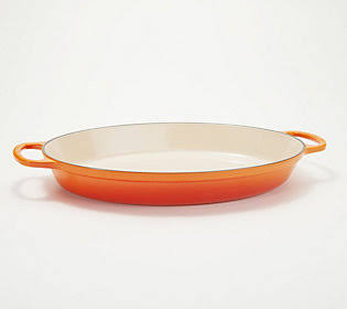 Flame Cast-Iron 3-qt Oval Baker G47803