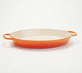 Flame Cast-Iron 3-qt Oval Baker G47803