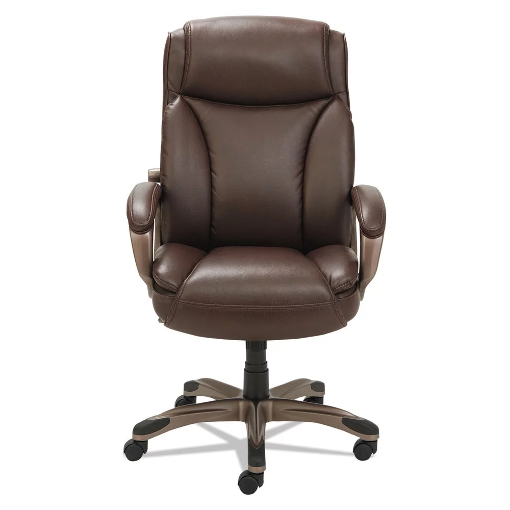 Black Bonded Leather Executive High-Back Chair B454