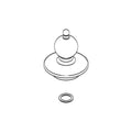 Chrome Kitchen Spout Cap Z819748