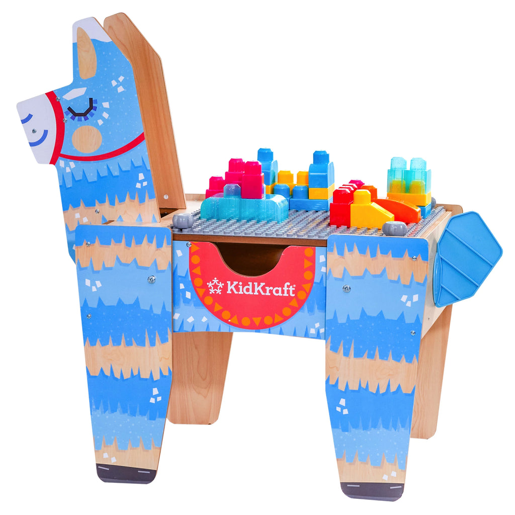 Wooden Table with 50 Blocks Z53270
