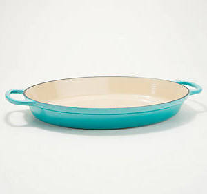 Flame Cast-Iron 3-qt Oval Baker G47803