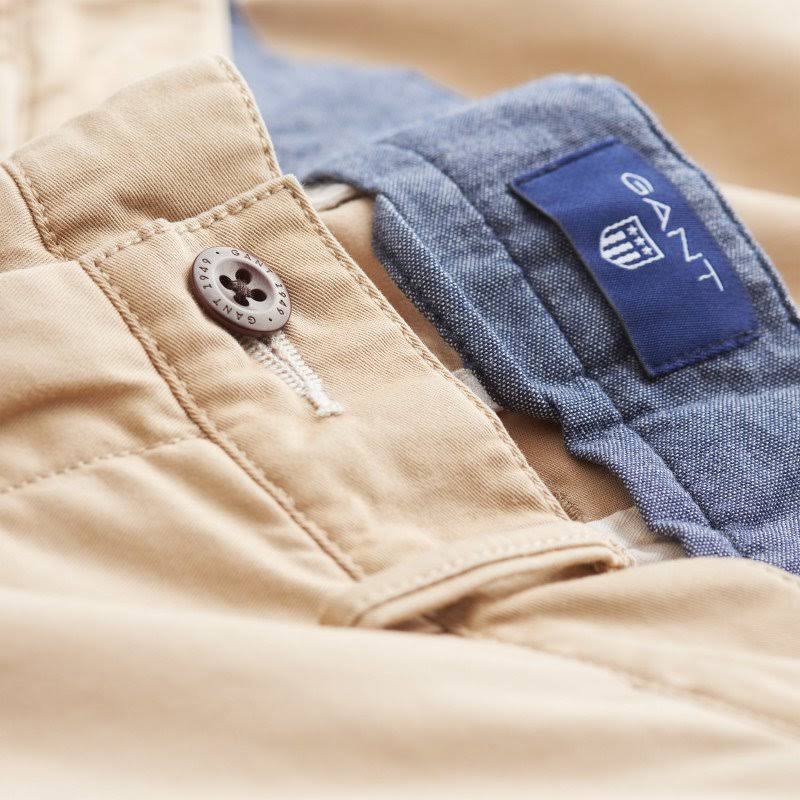 Dark Khaki Twill Chinos Y6941