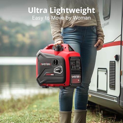 2500-Watt Gas Powered Portable Inverter Generator with CO Sensor C8178