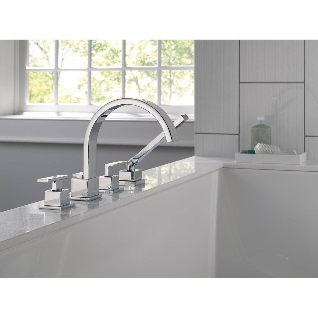 Roman Tub Trim with Hand Shower Stainless A82190