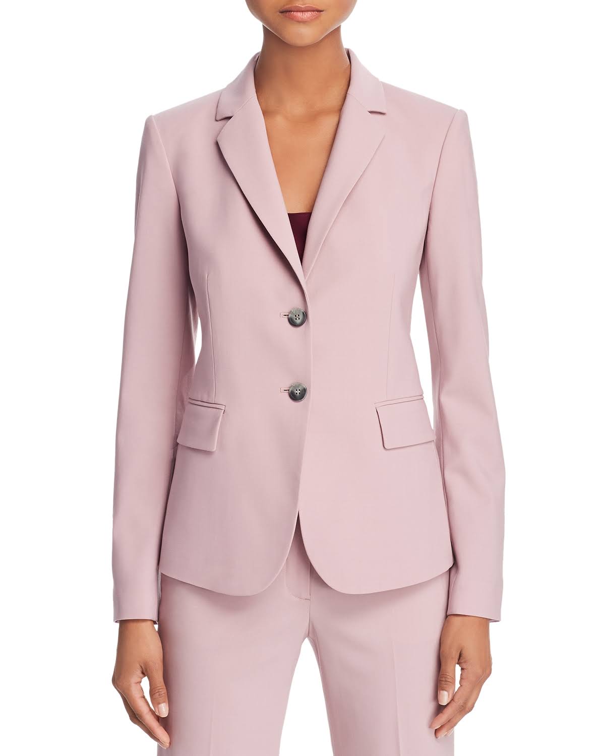Deep Navy Wool-Blend Blazer W126