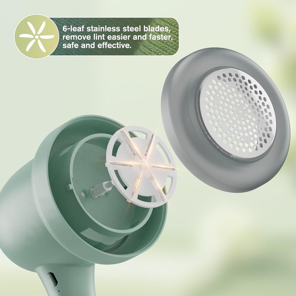 Electric Fabric Shaver with 2 Replaceable Stainless Steel Blades I894