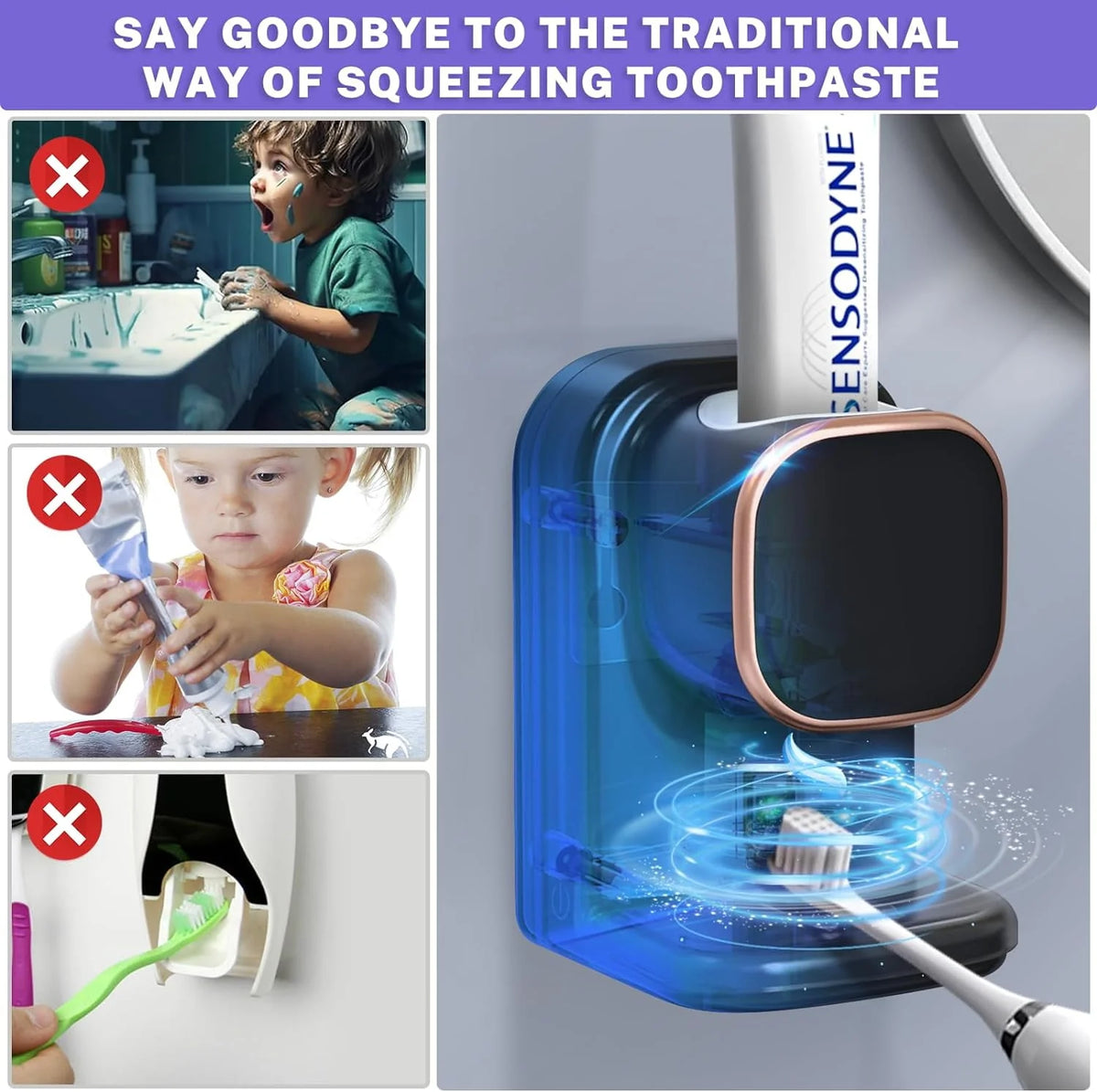 Wall Mounted Automatic Toothpaste Dispenser S22712