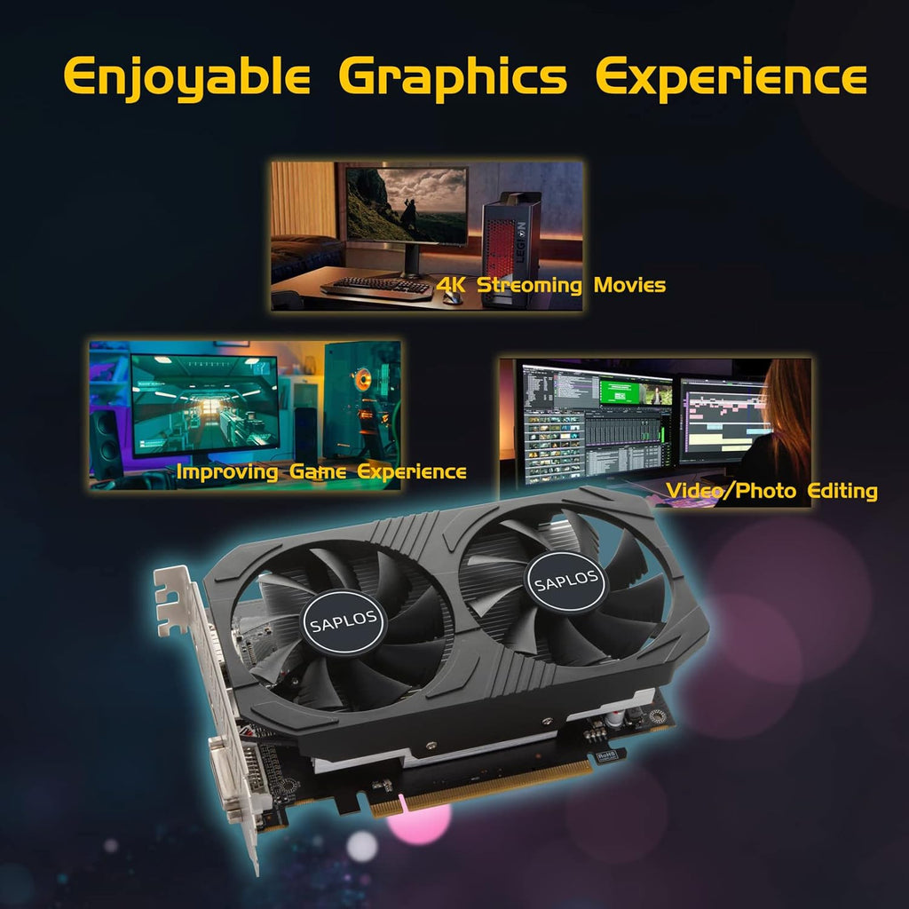 4GB GDDR5 128 Bit Dual Fans PCI Express Graphics Card F964848