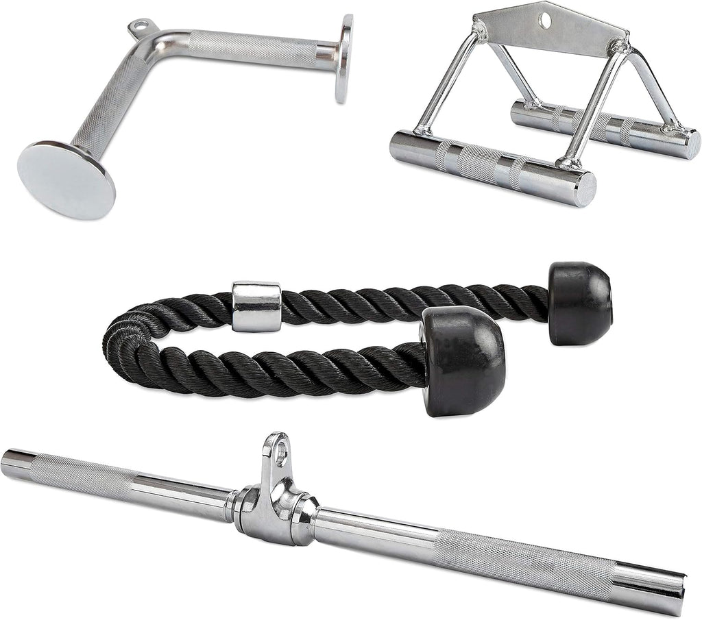 Tricep Press Down Cable Attachment with Rotating Bar V2450